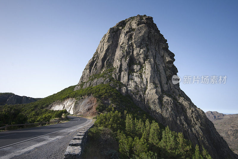 加那利群岛拉戈梅拉的Vulcano Roque de Agando